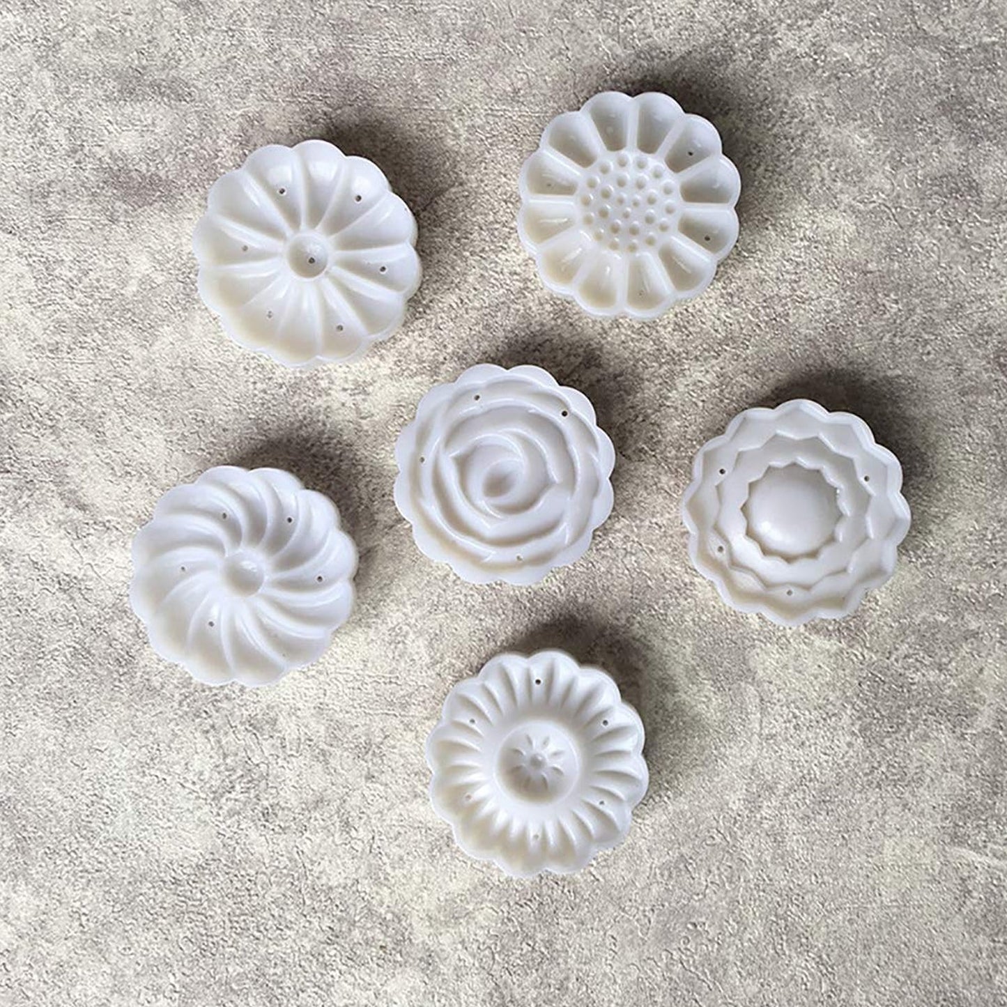 Mooncake Mold with 6 Stamps (1 Set) Your Brand