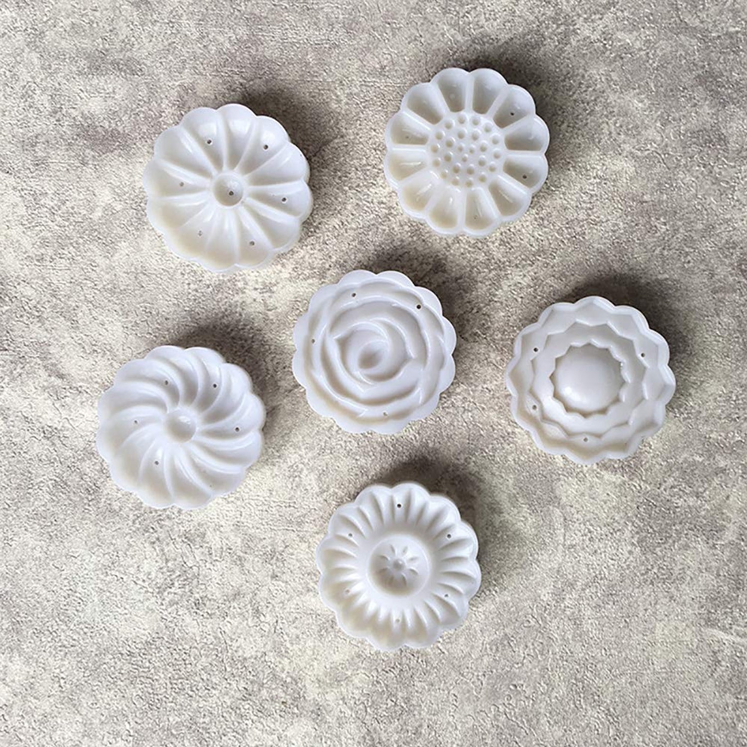 Mooncake Mold with 6 Stamps (1 Set) Your Brand