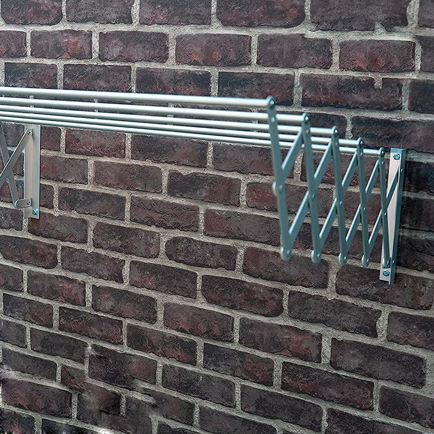 Foldable Extendable Drying Rack | Suitable for Hanging All Types of Clothes | Ideal for Interior and Exterior, Made of High Resistance Aluminum for Bathroom Indoor Outdoor Your Brand