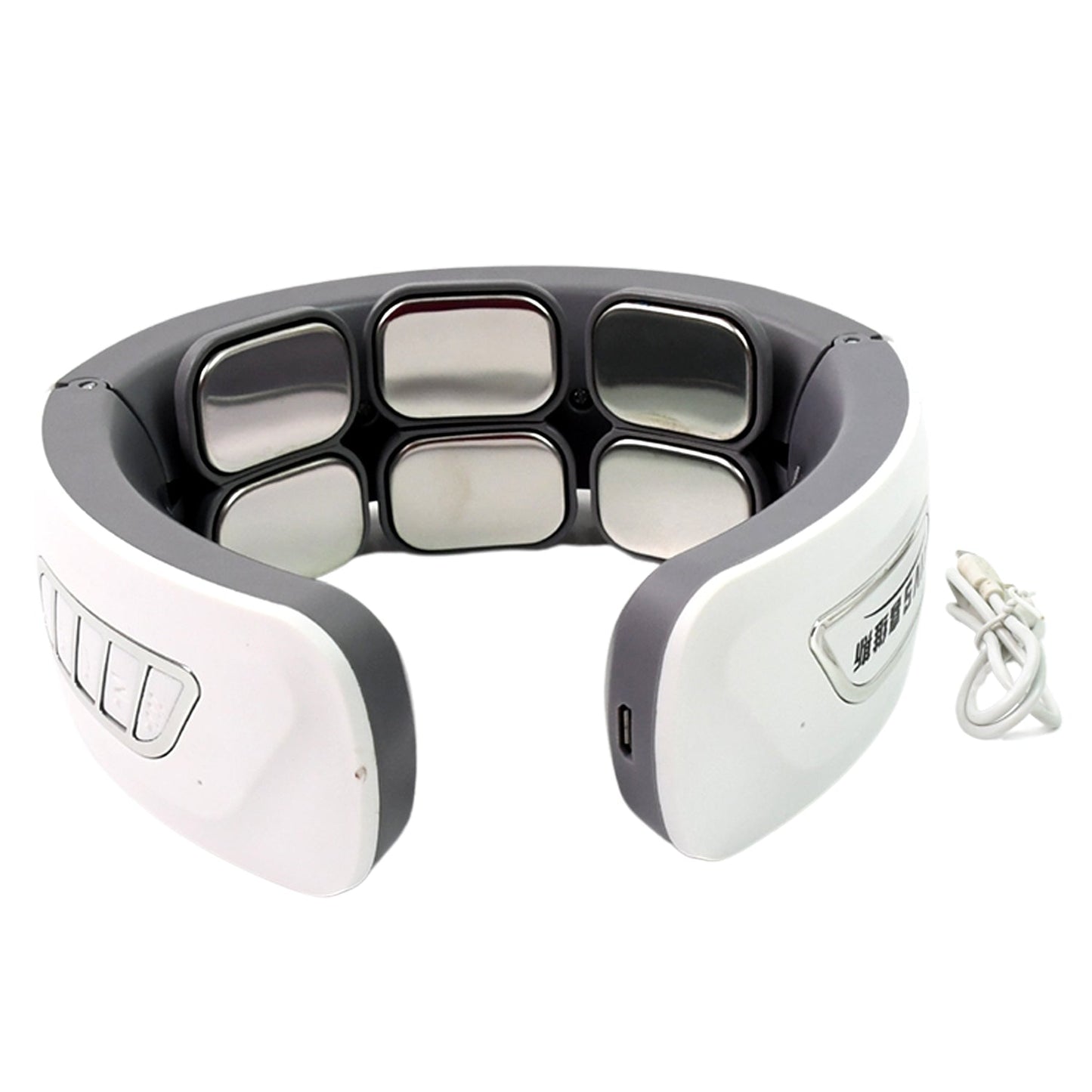 6 Heads Smart Electric Neck and Back Pulse Massager Wireless (1 Pc) Your Brand