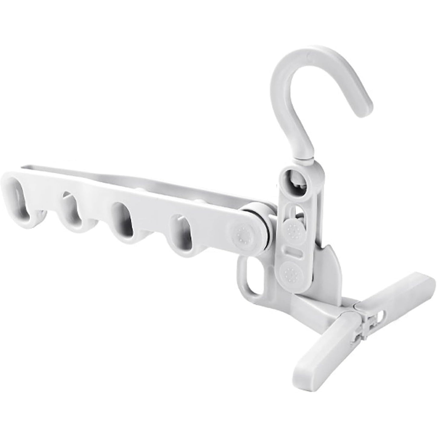 5-Hole Foldable Clothes Hanger – Robust, Space-Saving Travel Rack Your Brand