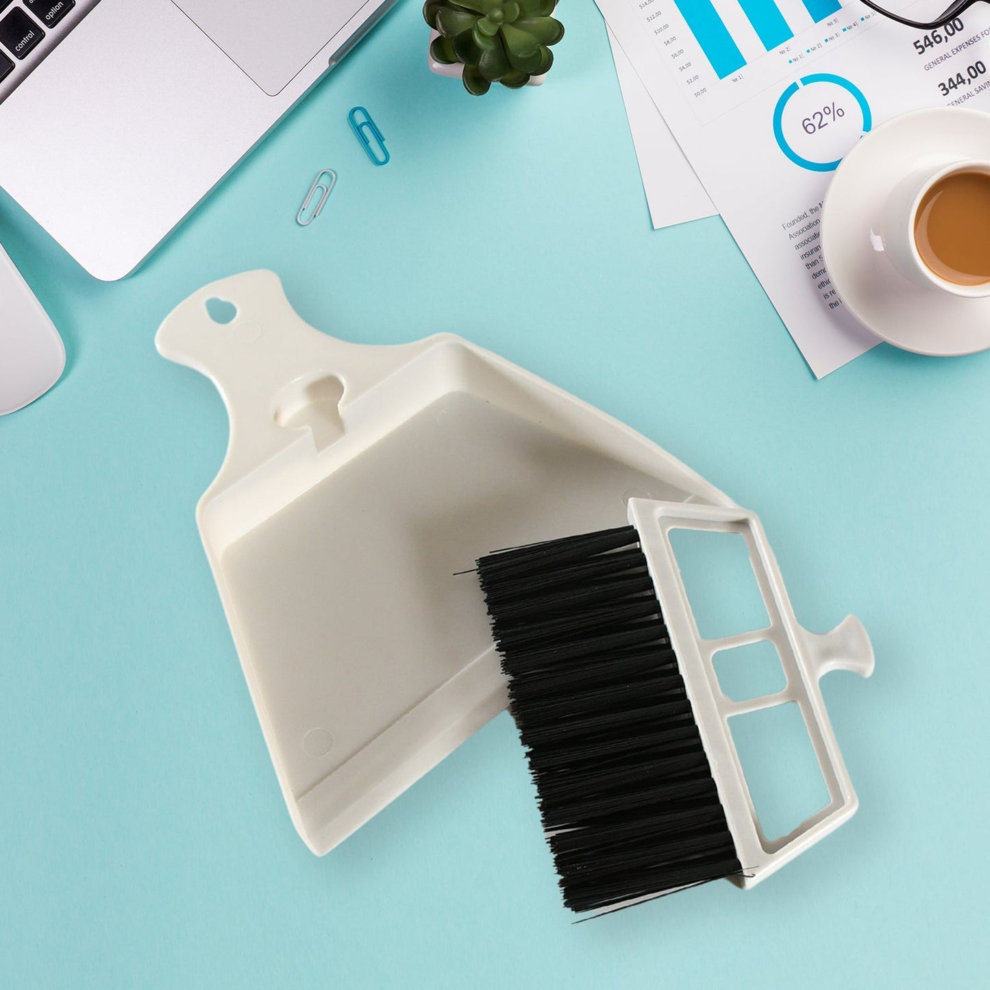 Dustpan Supdi with Brush, Dustpan For Car Office Desk, Wardrobe, Dinning Table, laptop, Keyboard Cleaning, Multipurpose Cleaning , Supdi Your Brand