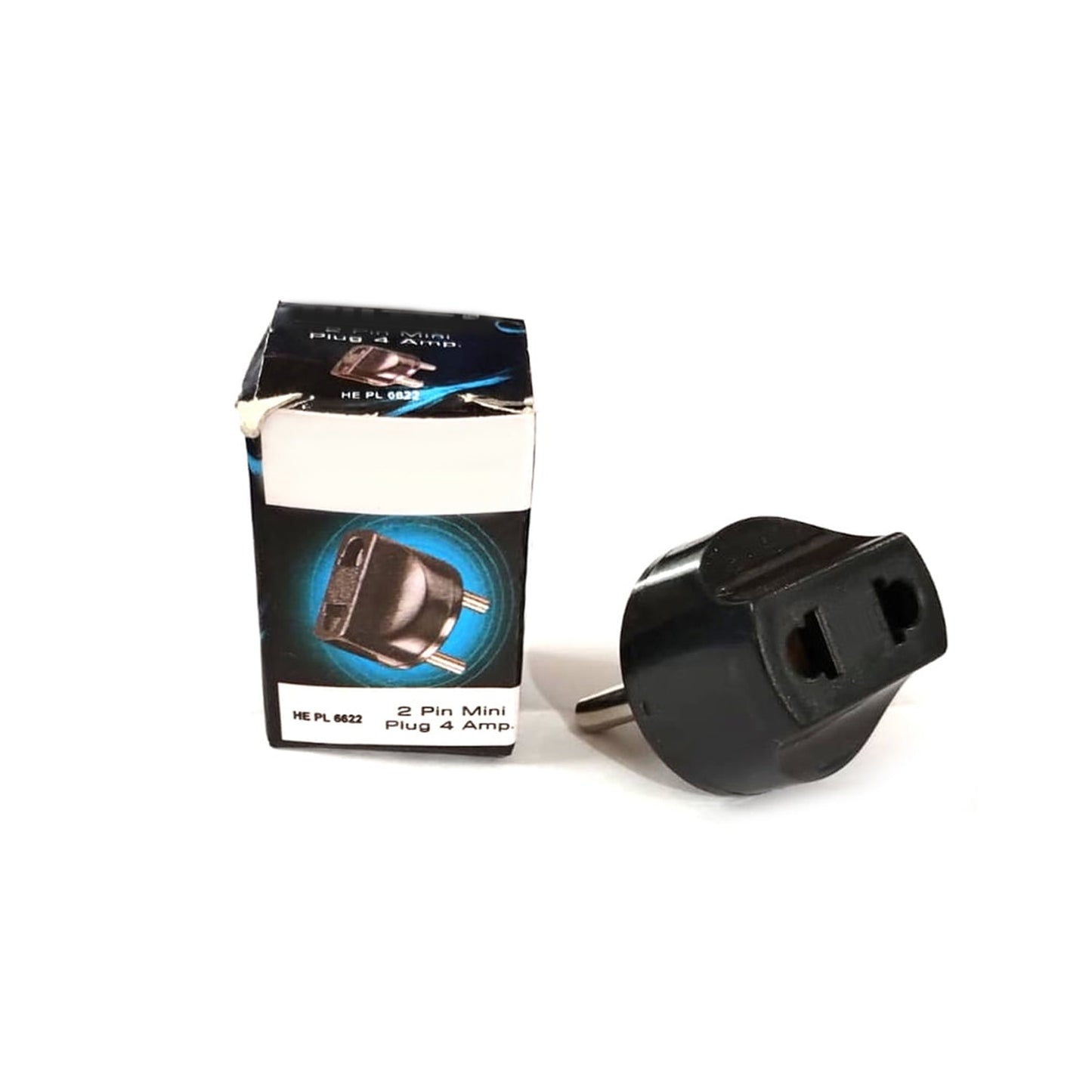 2 Pin 4 Amp. Conversion Electrical connector Plug, 2 PIN Plug Converter, Plug Adapter With Color Box (1 Pc ) Your Brand