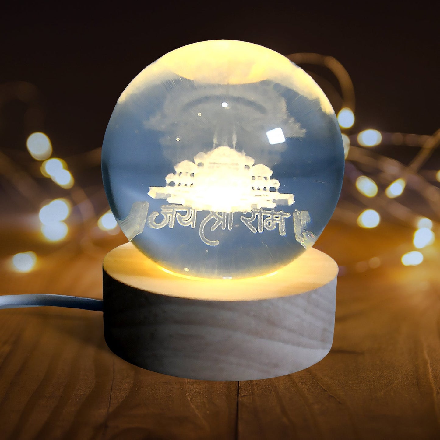 3D Crystal Ball lamps for Bedroom 3D Lamps for Home Decoration 3D Crystal Ball Night Light Gifts for Women Gifts for Men Room Decor Items for Bedroom for Friend and Family (1 Pc) Your Brand