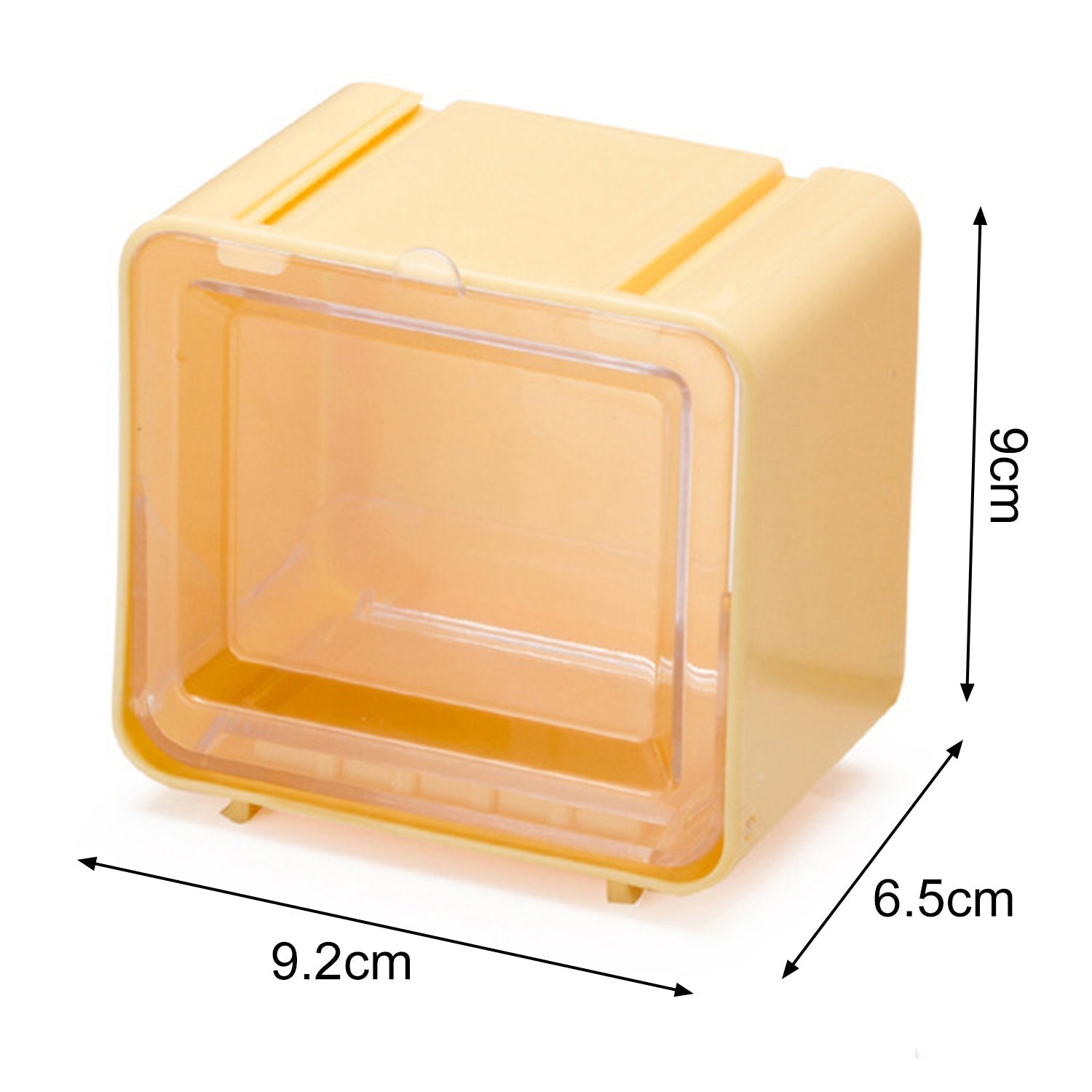 Durable Transparent Tape Storage Box – Plastic Office Organizer Your Brand