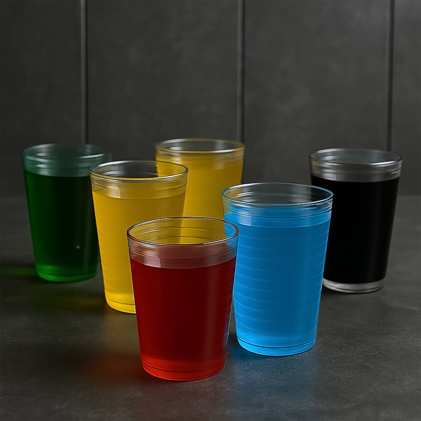 Apex Pyramid Ringo Plastic Glass – 300ml Approx | Durable, Crystal-Clear Tumbler Your Brand