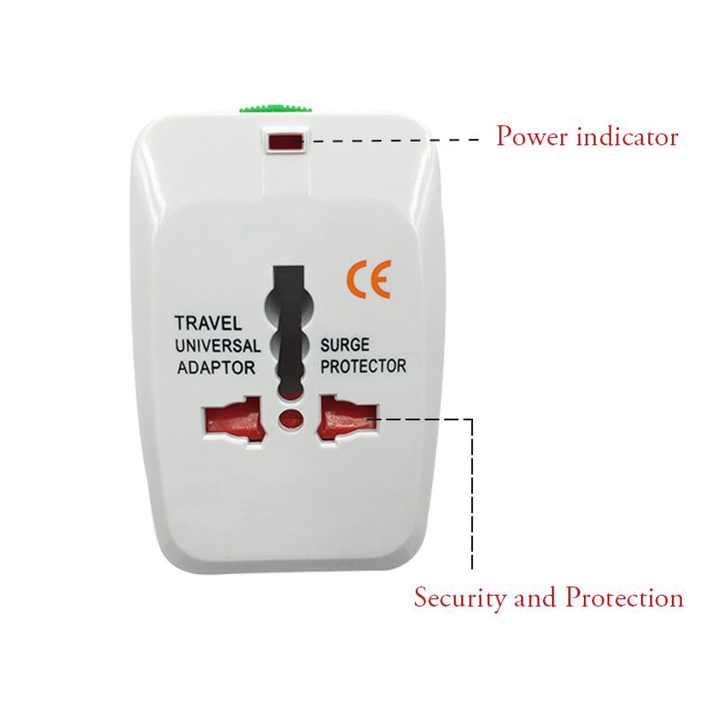 All-in-One Universal Worldwide Travelling AC Adaptor Plug (AU / UK / US / EU) International Power Charger Electric USB Power Plug Socket Adapter Converter (1 Pc) Your Brand
