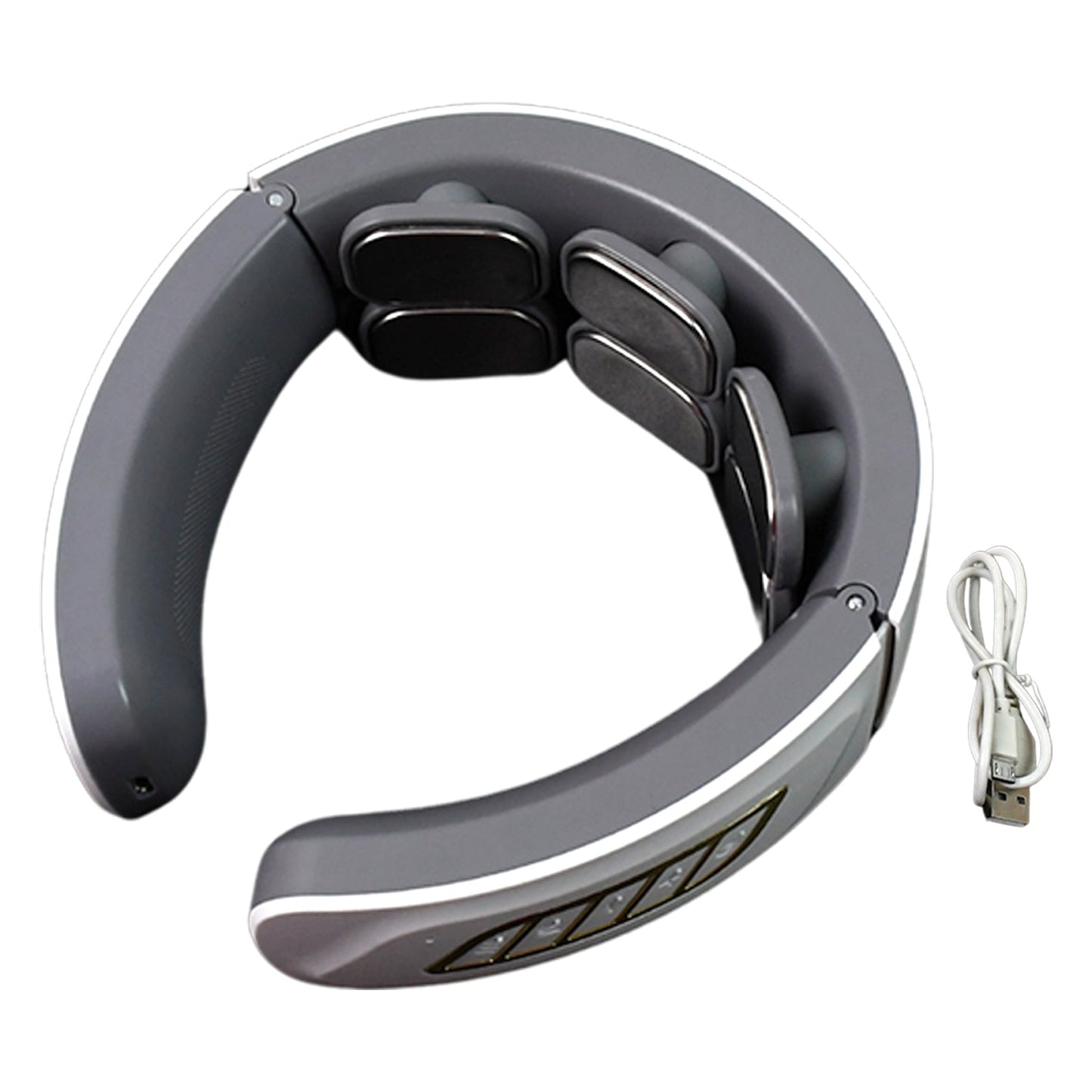 6 Heads Smart Electric Neck and Back Pulse Massager Wireless (1 Pc) Your Brand