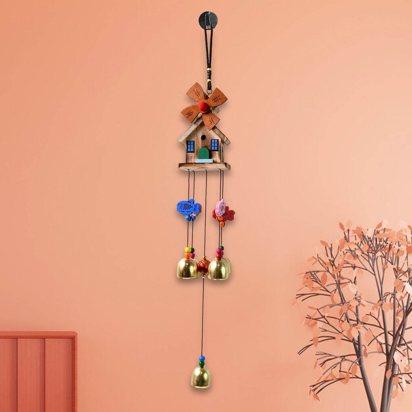 Home Decor Wind Chimes Outdoor Hanging (1 Pc) Your Brand