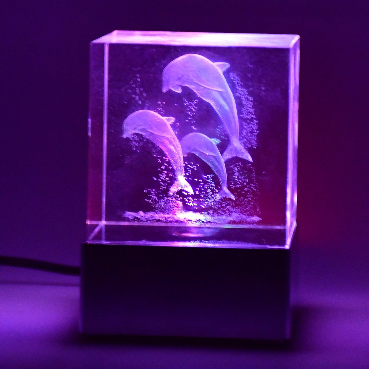 3D Mix Design LED Light Base With Speaker (1 Pc / B Grade) Your Brand