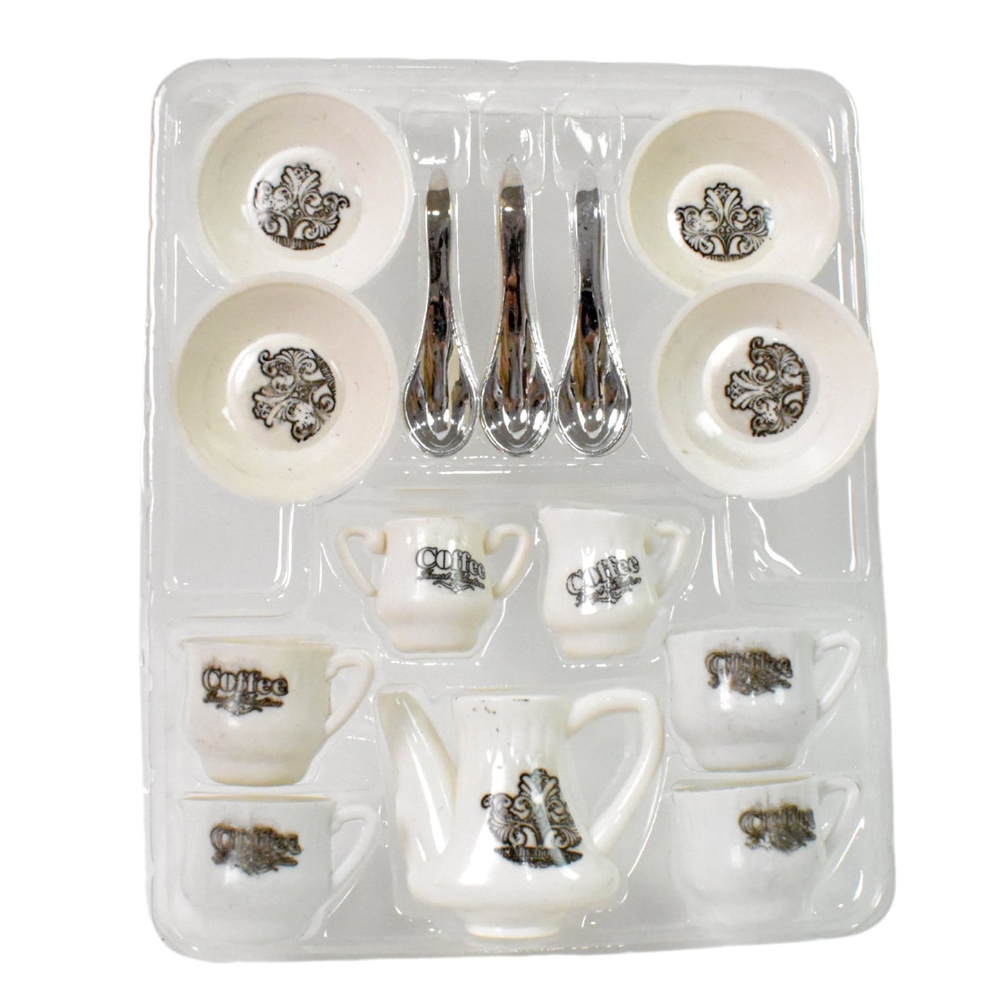 Tickles Tea toy Set | Coffee Kitchen Plastic Set Toy for Kids, Boys & Girls (14 Pcs / Mix Size & Design) Your Brand