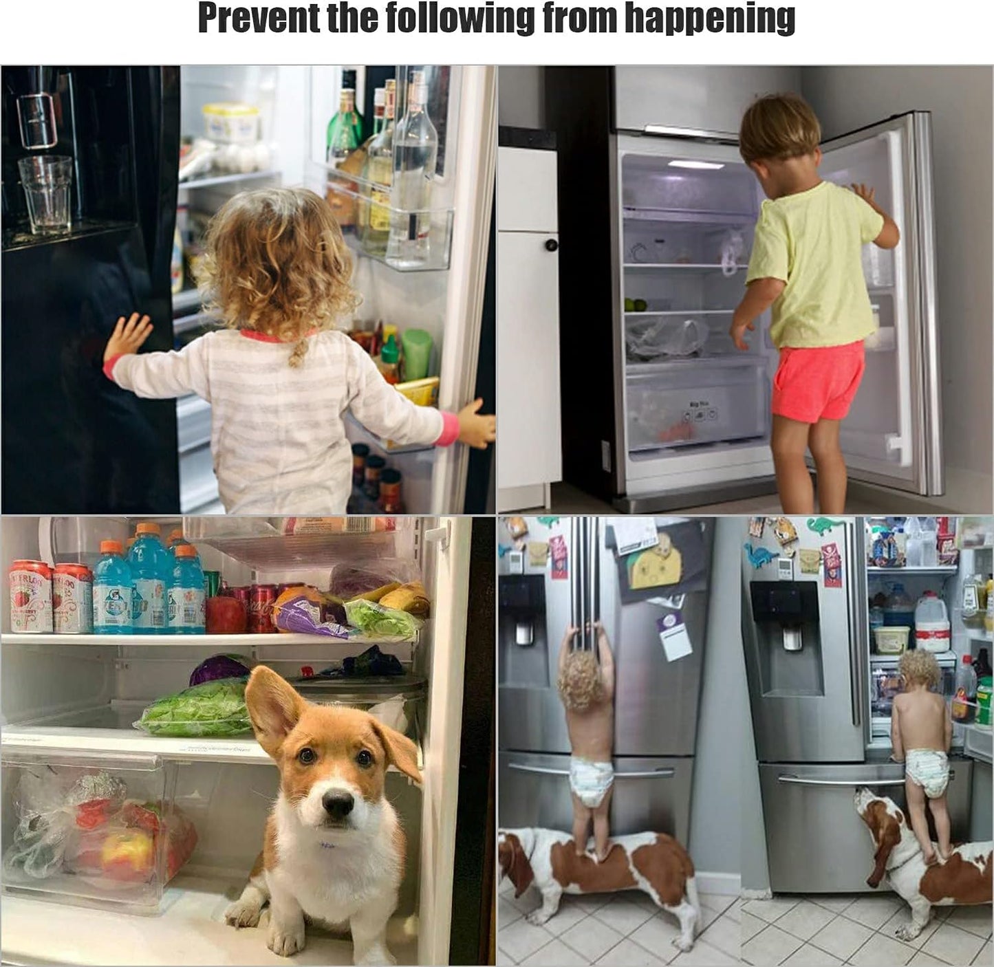 Fridge Freezer Door Lock -Baby Safety Child Lock Your Brand