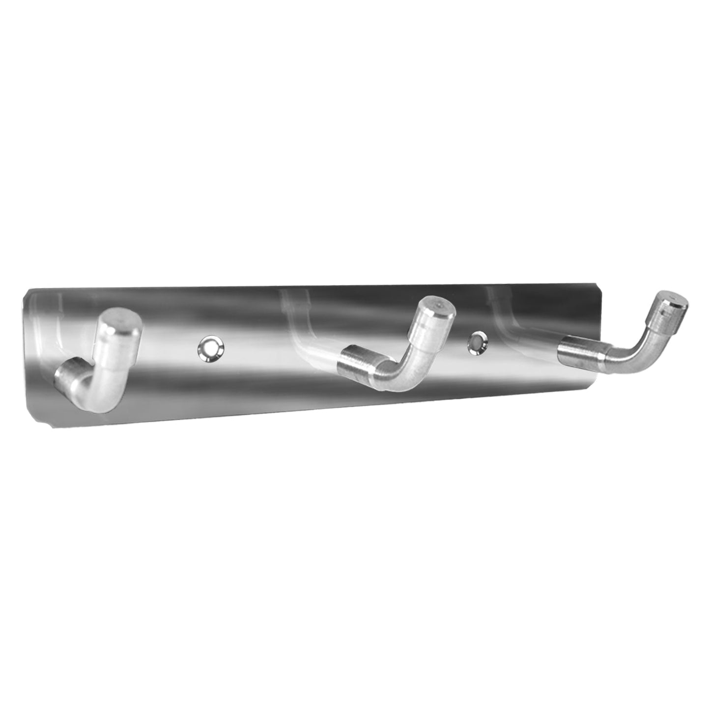 Stainless Steel Wall Mounted Coat 3 Hook Rack (14x3 / 1 Pc) Your Brand