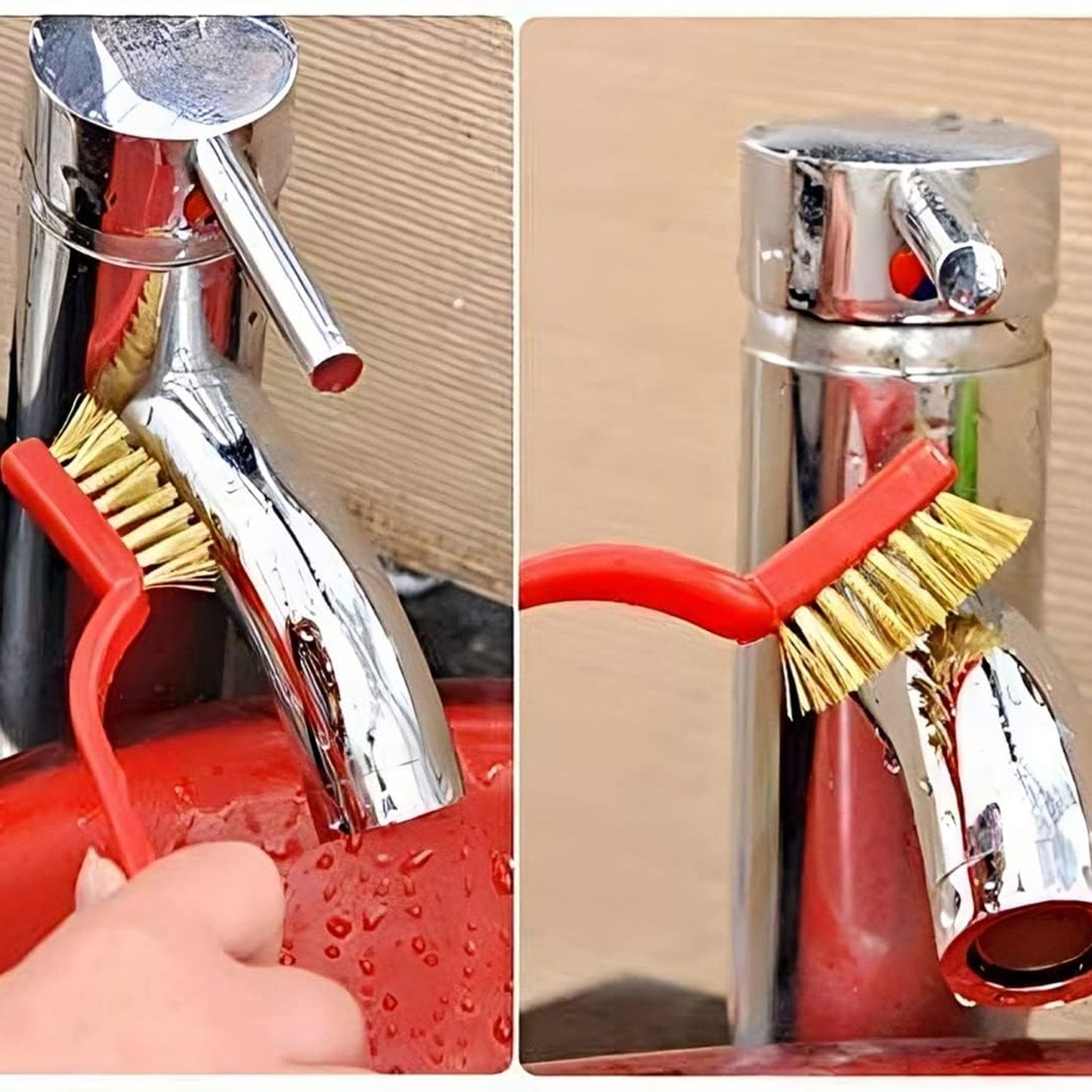 Mini Wire Brush Set - Brass, Nylon, Steel for Cleaning & Rust Removal (3 Pcs Set) Your Brand