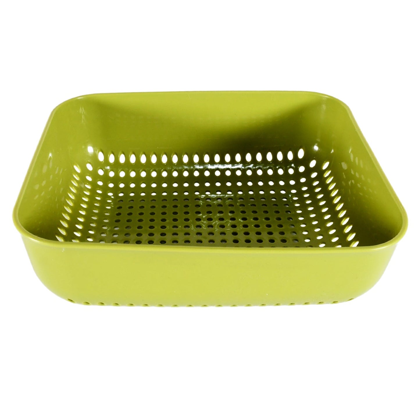 Multipurpose Small Plastic Kitchen Basket, Vegetables and Fruits Washing, Basket (20x17 Cm) Your Brand