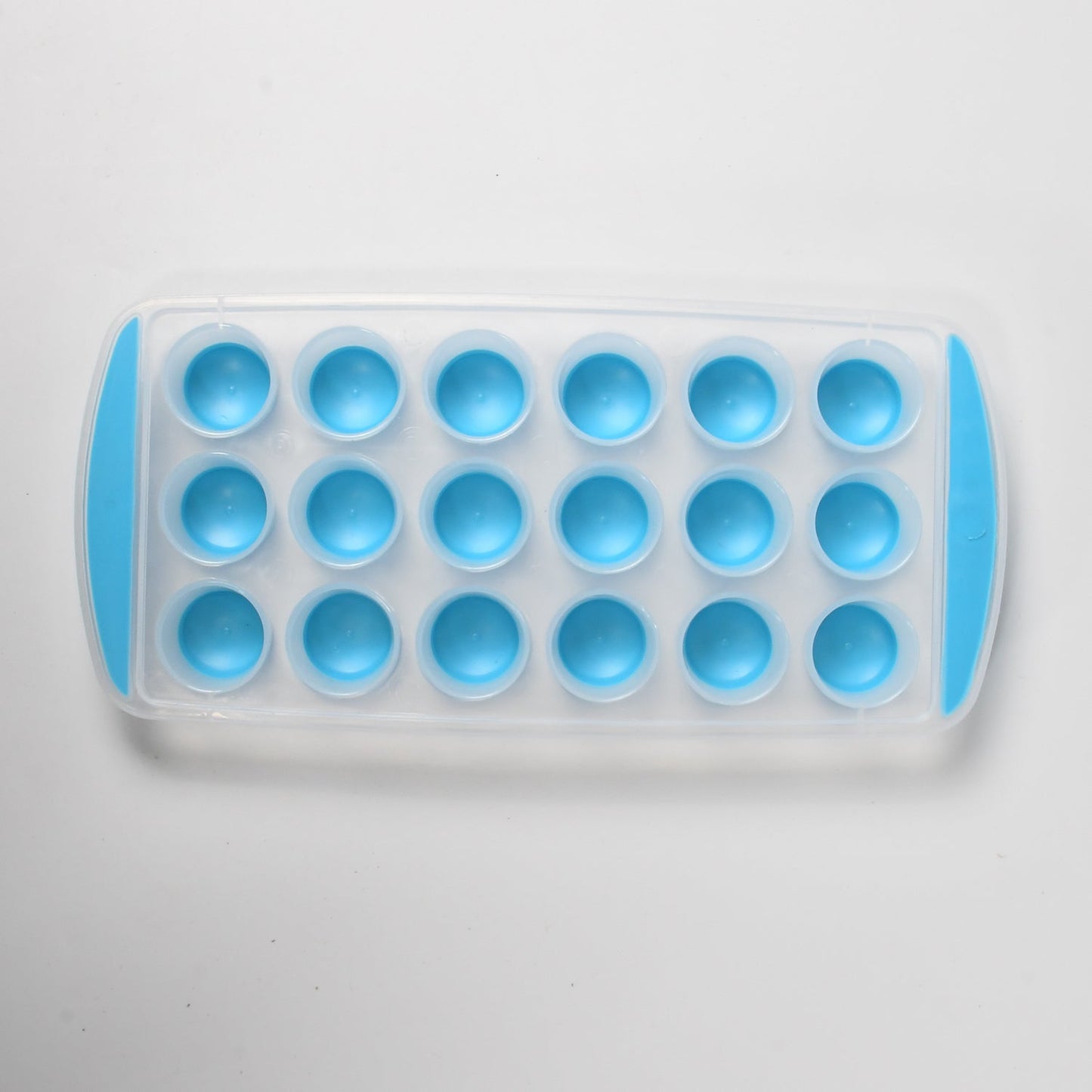 Smart Push Out Round Shape Mini Ice Cube Trays with Flexible Silicone Bottom | Round Shape Silicone Chocolate Mold Maker Ice Cube Tray Freeze Mold Your Brand