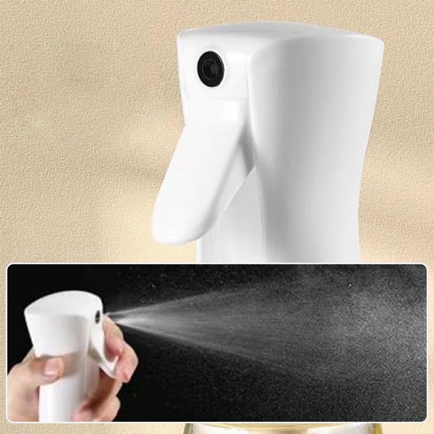 Glass Oil Spray Bottle - Versatile Kitchen Gadgets (250 ML Approx / With White Box) Your Brand