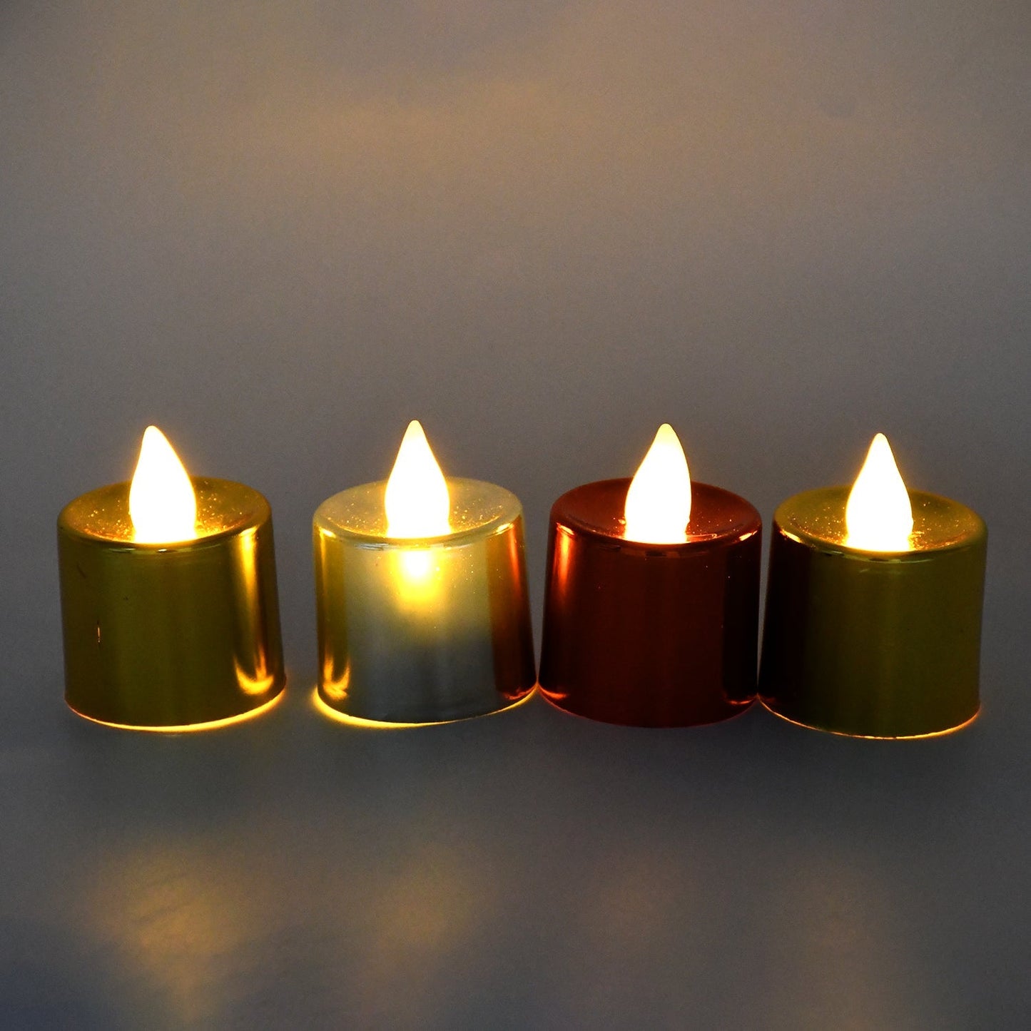 Electrical Candles Diya LED Tea Light, Diwali (6 Pcs Set) Your Brand