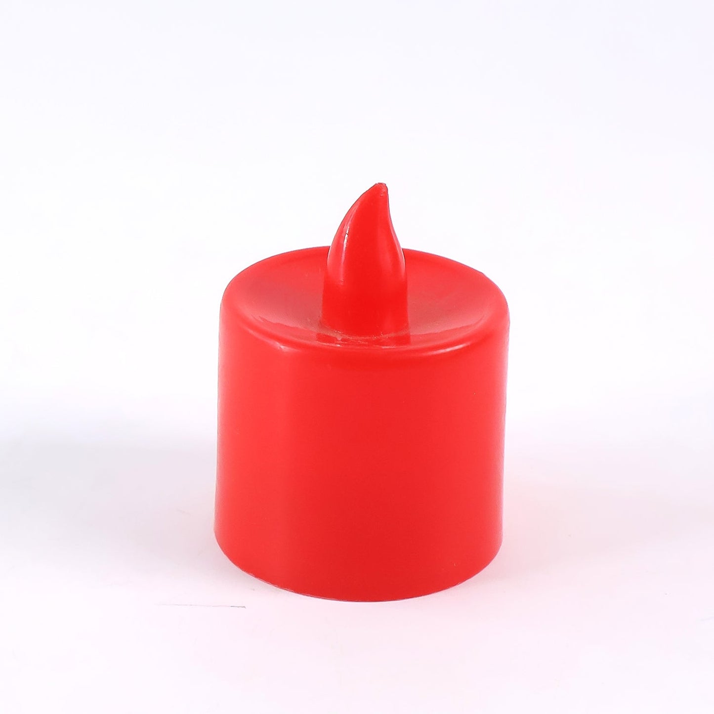 Electrical Candles Diya LED Tea Light, Diwali(1 Pc / Red) Your Brand