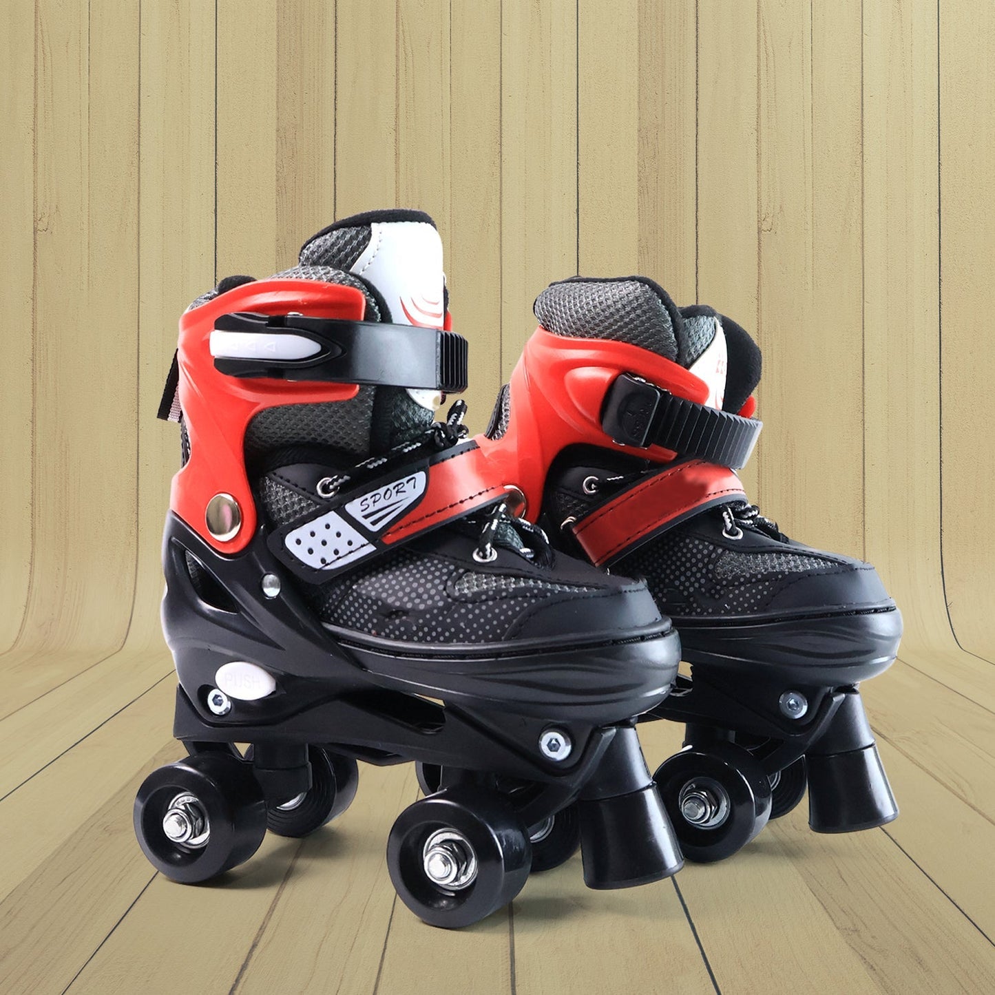 Adjustable Quad Roller Skates for Kids (1 Pair) Your Brand