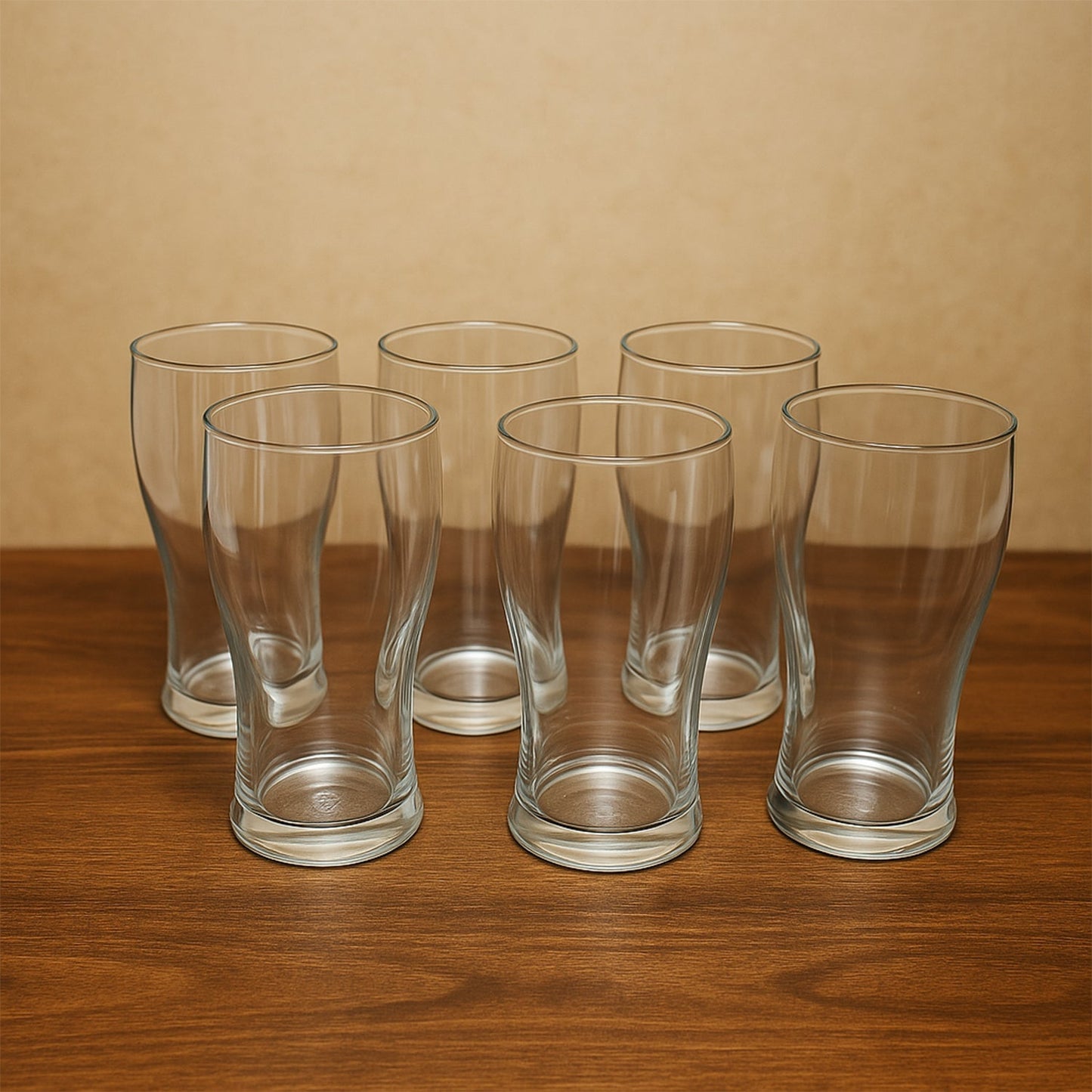 Apex Vista Unbreakable Pitcher Glass Set – 350 ML (Approx) | 6-Piece Your Brand