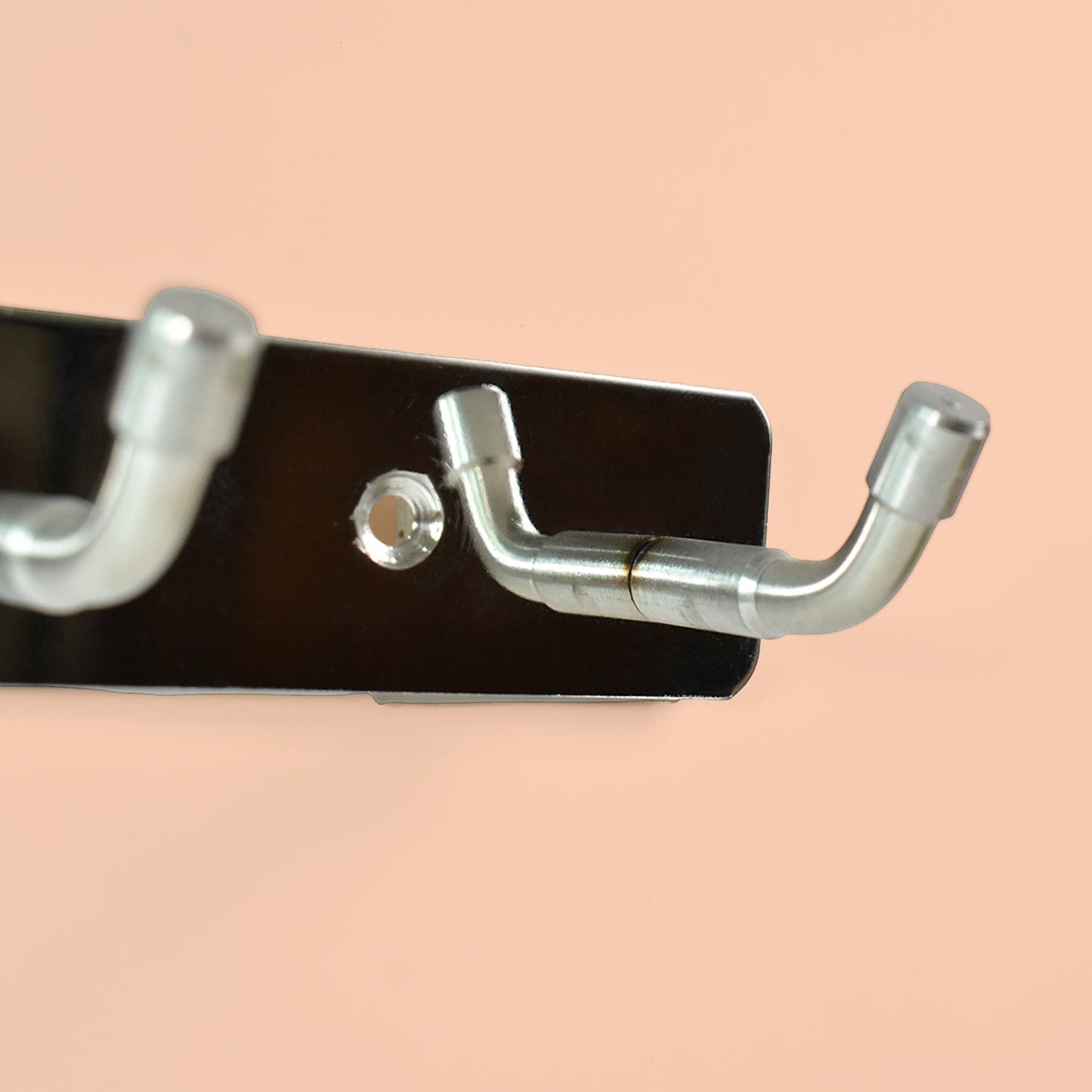 Stainless Steel Wall Mounted Coat 4 Hook Rack (20x3 / 1 Pc) Your Brand