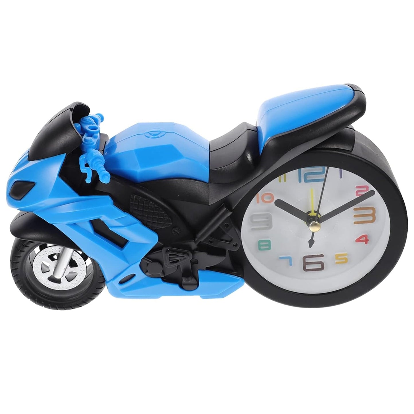 Retro Motorcycle Alarm Clock – Novelty Bike Engine Style Desk Clock Your Brand
