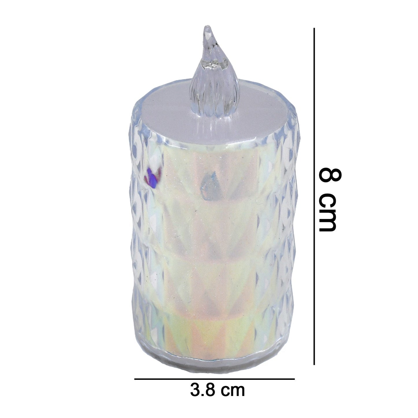 24 Pc Flameless and Smokeless Decorative Melting Candles LED Tea Light, Diwali Your Brand