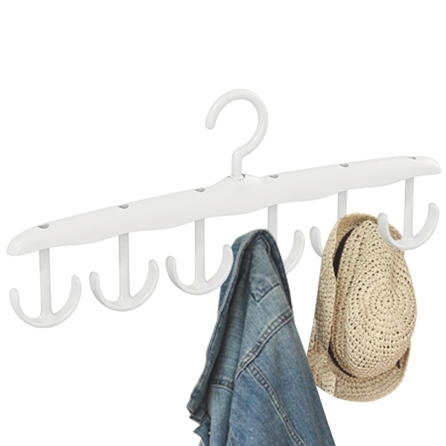 Rotatable Tank Top Hanger – Space Saving Closet Organizer for Dorms & Apartments (12-Hook) Your Brand