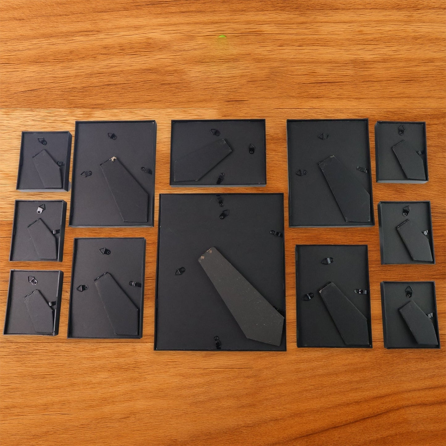 Premium Black Photo Frame Set 12 Pcs Wall Hanging Gallery Frames Your Brand