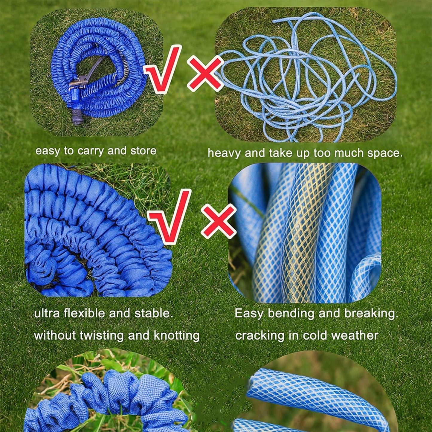 50 Ft Expandable Hose Pipe Nozzle For Garden Wash Car Bike With Spray Gun Your Brand