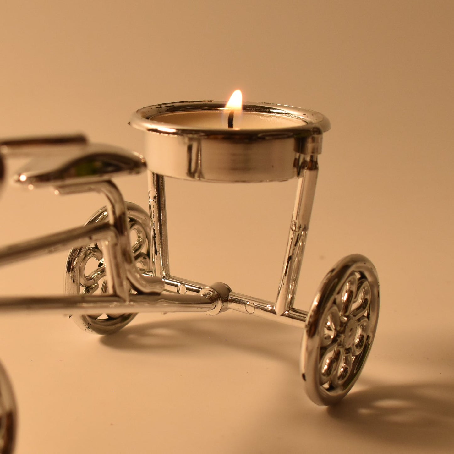 Cycle Tealight Holder / Candle Holder Decorative Candle, Diwali (1 Pc) Your Brand