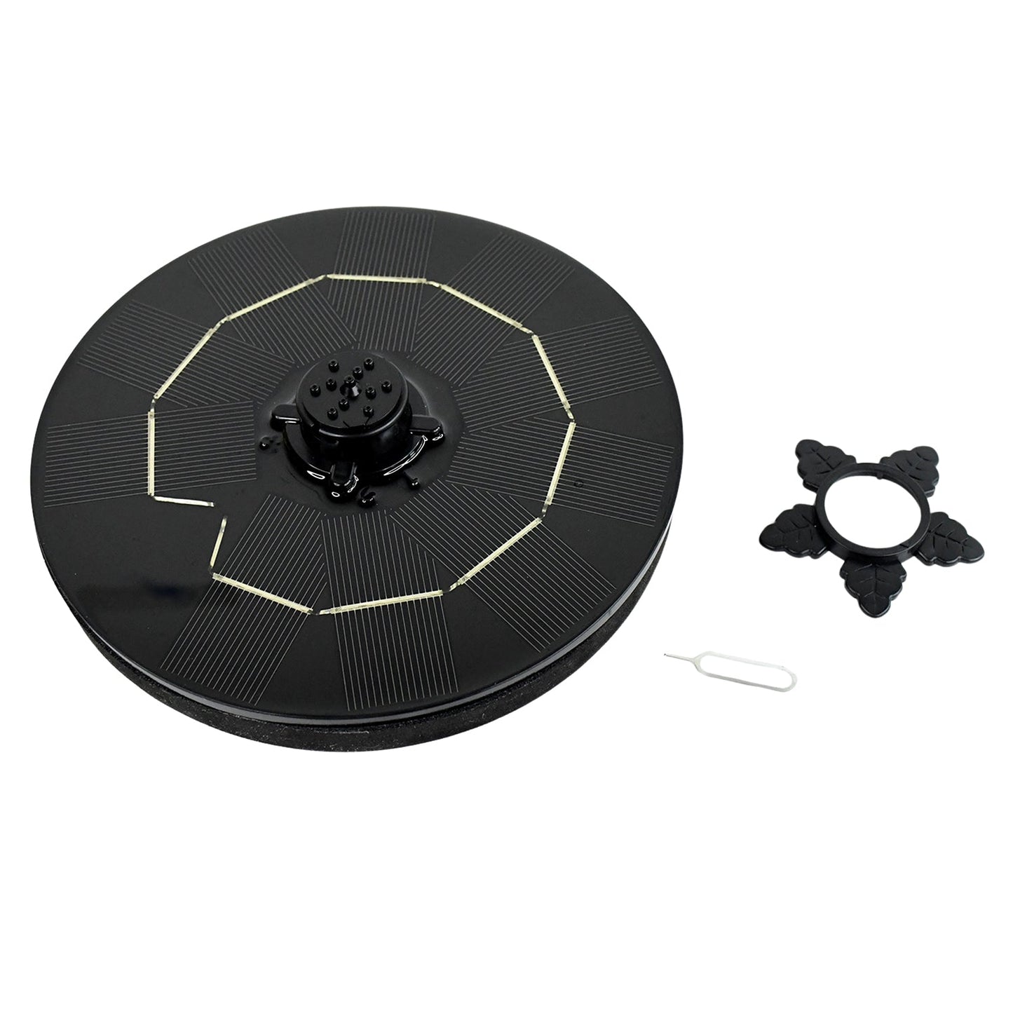 Fast Fountain by Pocket Hose - Solar-Powered - Instantly Adds a Water Feature Virtually Anywhere - 5 Spray Modes - No Installation or Batteries Required - Great for Bird Baths, Pools, Pond & More (1 Pc) Your Brand