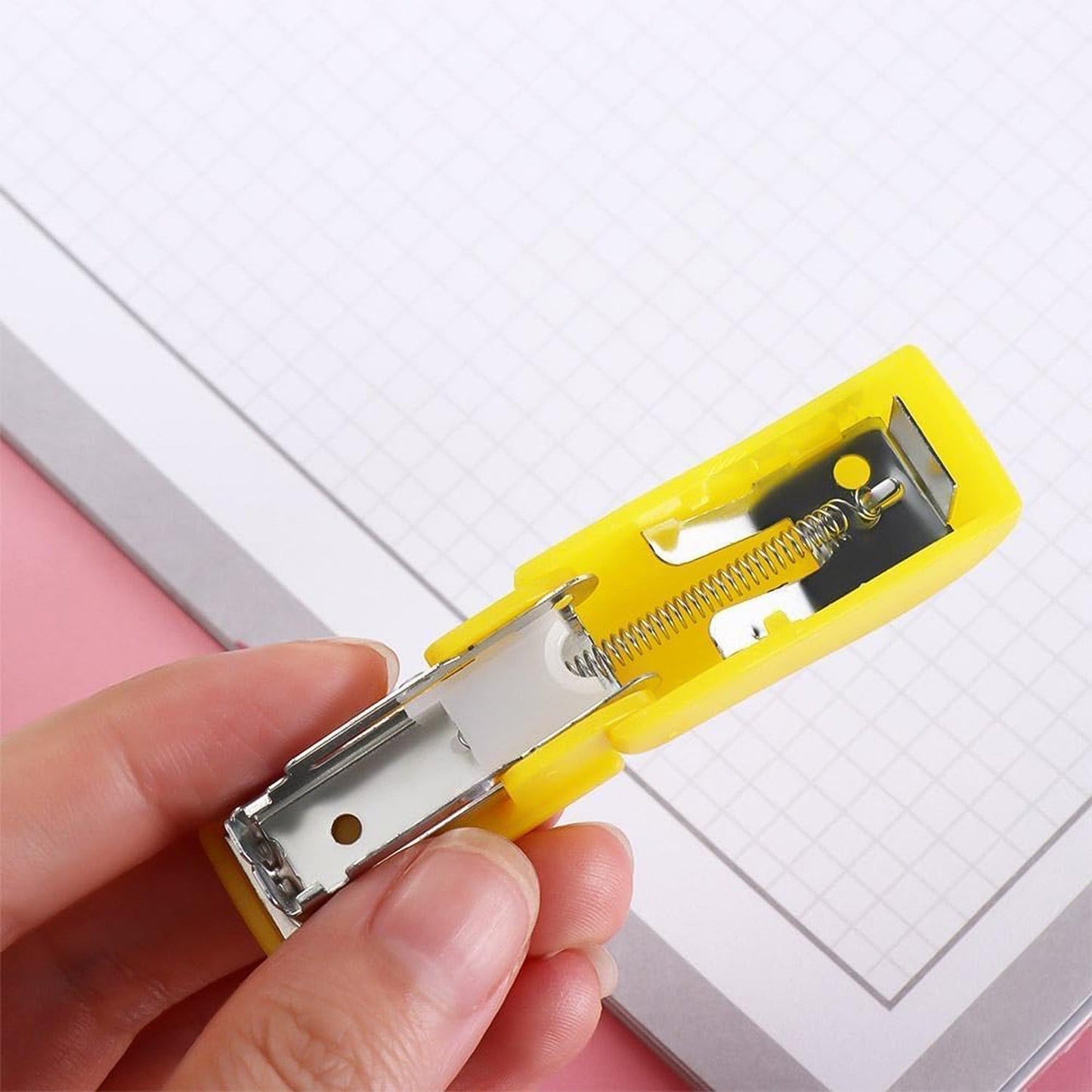 Mini Stapler Set with Staples – Assorted Colors | No.10 Staplers with Pins (20 pcs Set) Your Brand