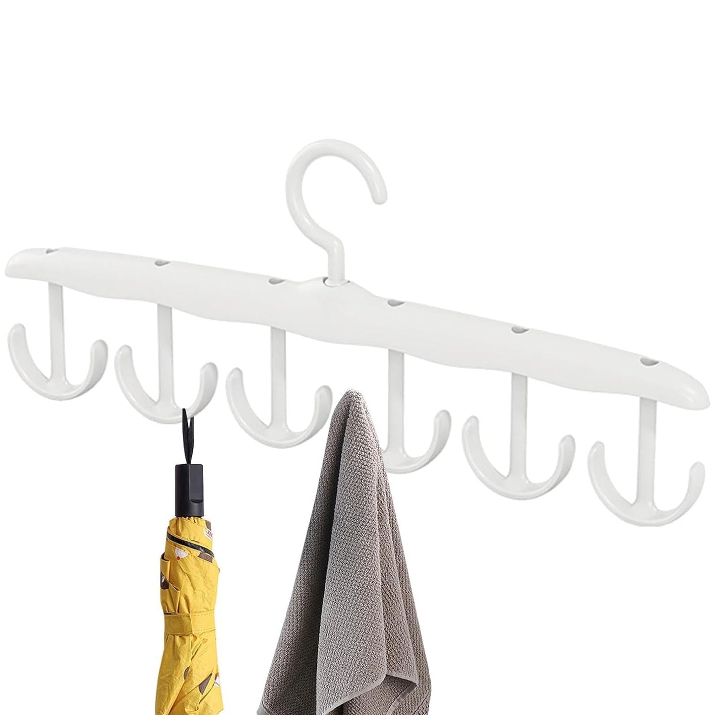 Rotatable Tank Top Hanger – Space Saving Closet Organizer for Dorms & Apartments (12-Hook) Your Brand