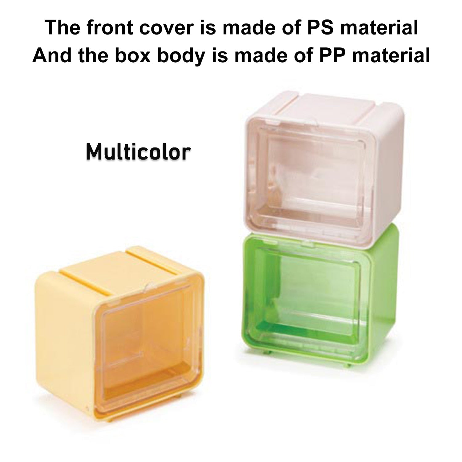 Durable Transparent Tape Storage Box – Plastic Office Organizer Your Brand