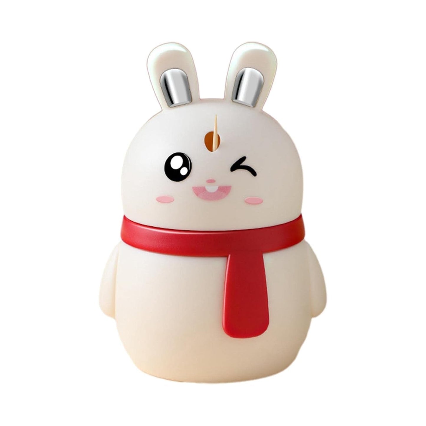Rabbit Shape Toothpick Dispenser Pressing Small Size Accessory Durable Red | Home & Garden | Kitchen, Dining & Bar | Kitchen Storage & Organization | Racks & Holders Dining Room Table Decoration (1 Pc ) Your Brand