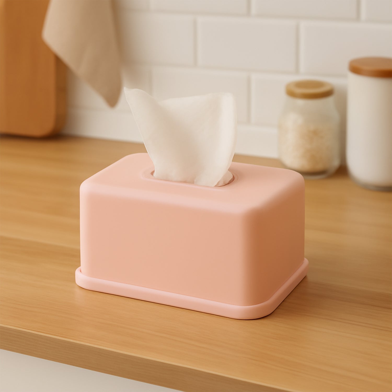 Rectangular Tissue Paper Box Holder (1 Pc) Your Brand