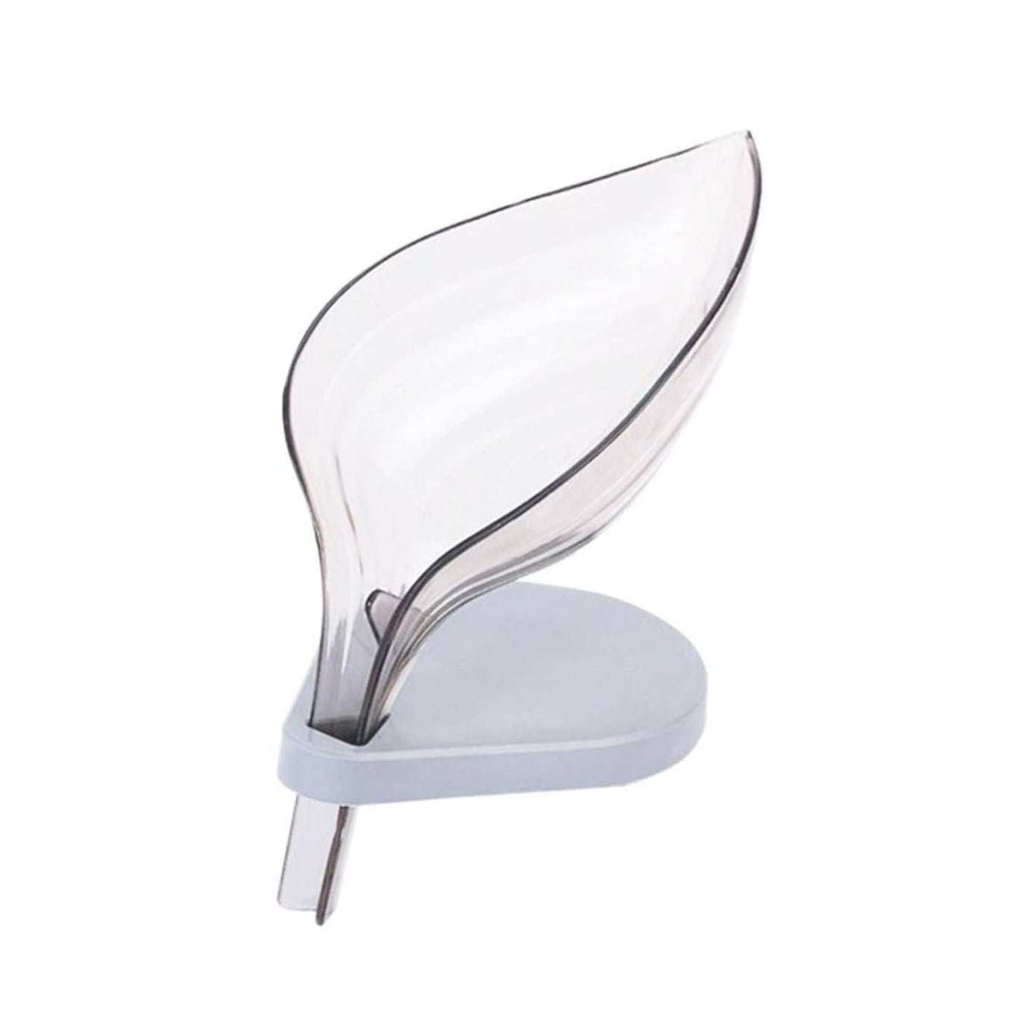 Plastic Leaf Shape Soap Box Self Draining Bathroom Soap Holder, Decorative Drainage Plastic Soap Dish with Draining Tray (Mix Color / 1 Pc) Your Brand