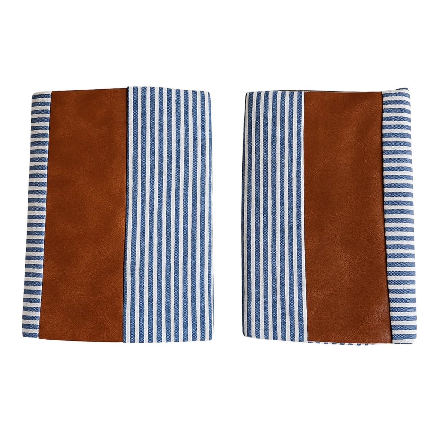 Pillow Covers, leather & cotton Cushion Covers (20 × 20 Inch / 1 Pair / 2 Pc) Your Brand