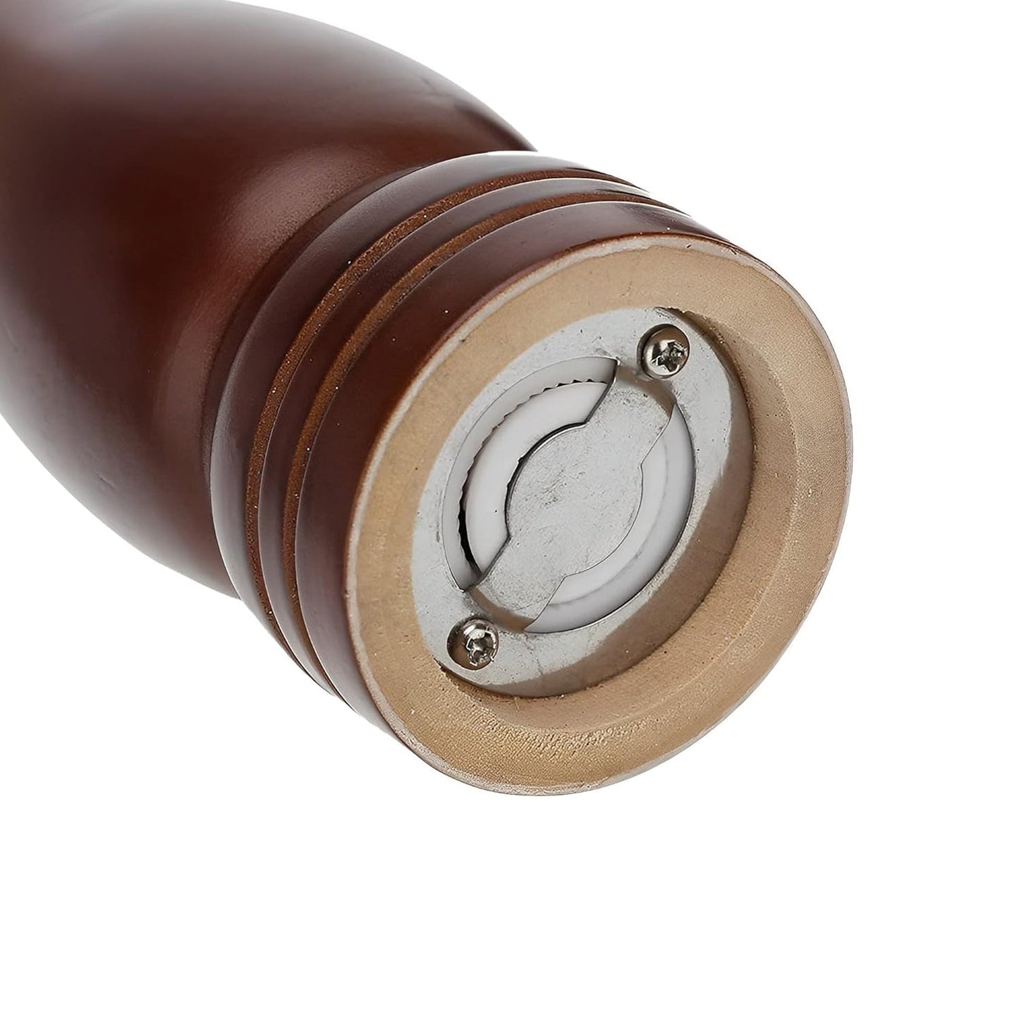 Wooden Pepper Mill 6 inch Tall - Best Pepper Grinder (1 Pc) Your Brand