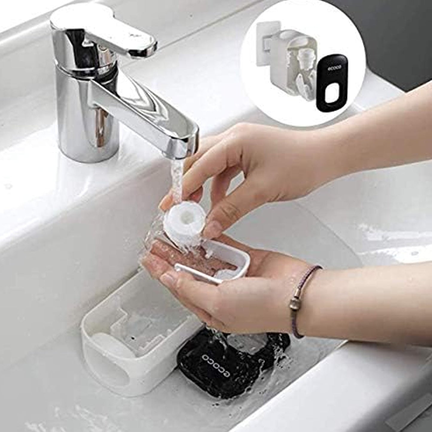 ABS Automatic Toothpaste Dispenser Space Saving for Home Bath Accessory (1 Pc) Your Brand