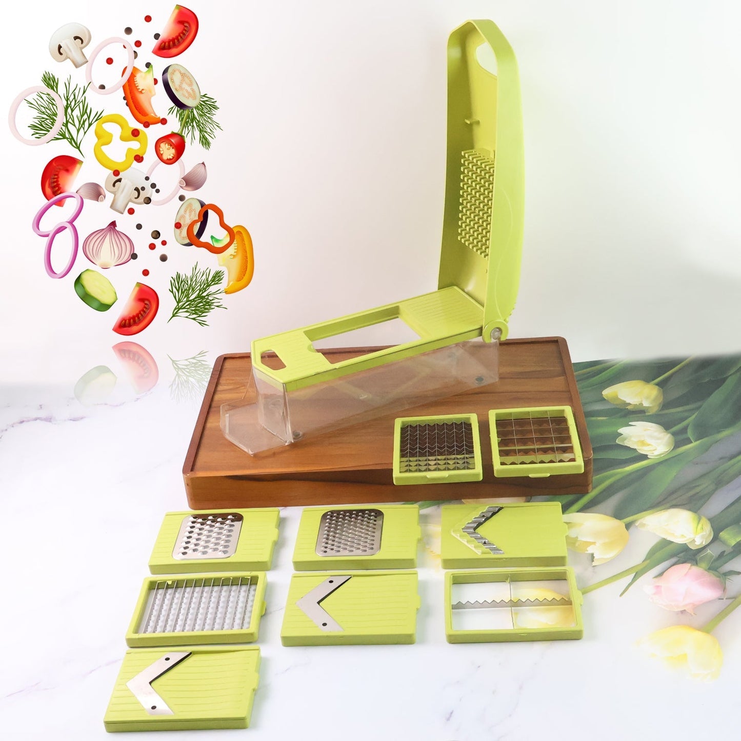 Premium 9-in-1 Multi-functional Vegetable Cutter Your Brand