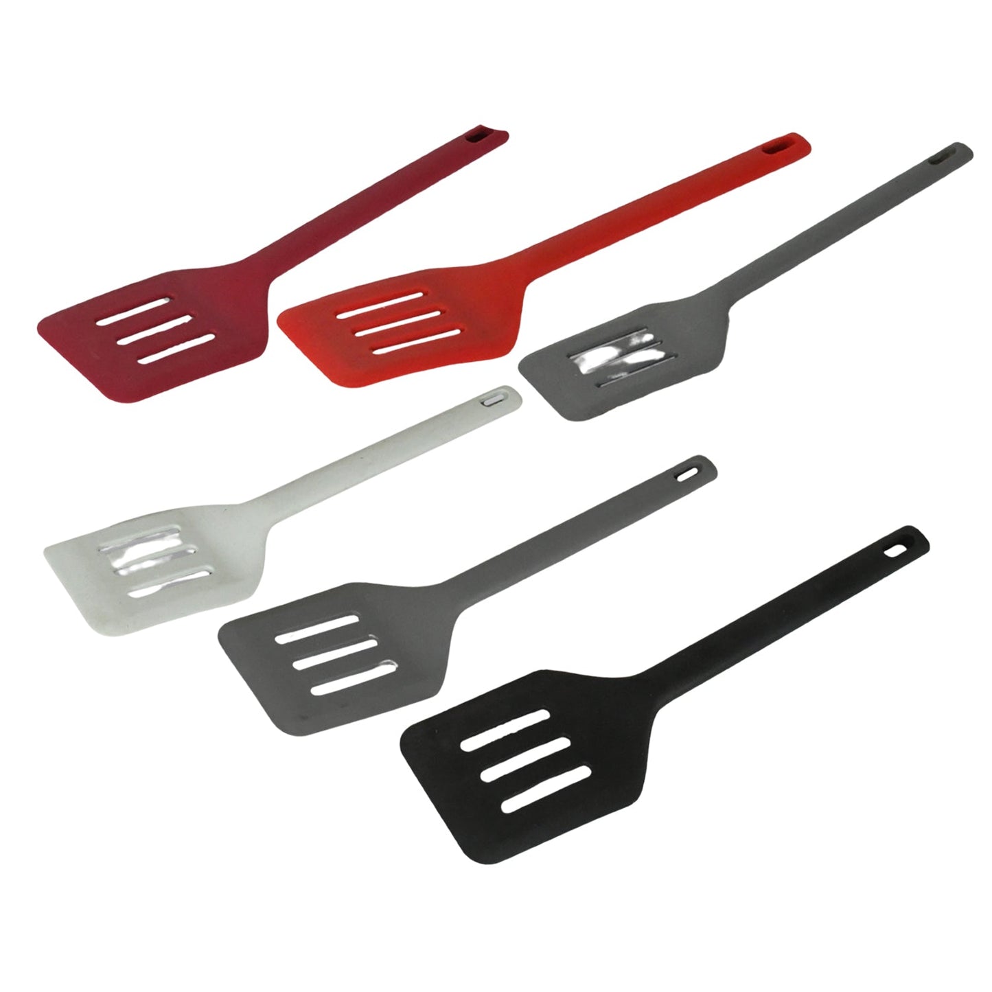 Multipurpose Silicone Spoon, Silicone Basting Spoon Non-Stick Kitchen Utensils Household Gadgets Heat-Resistant Non Stick Spoons Kitchen Cookware Items For Cooking and Baking (6 Pcs Set) Your Brand