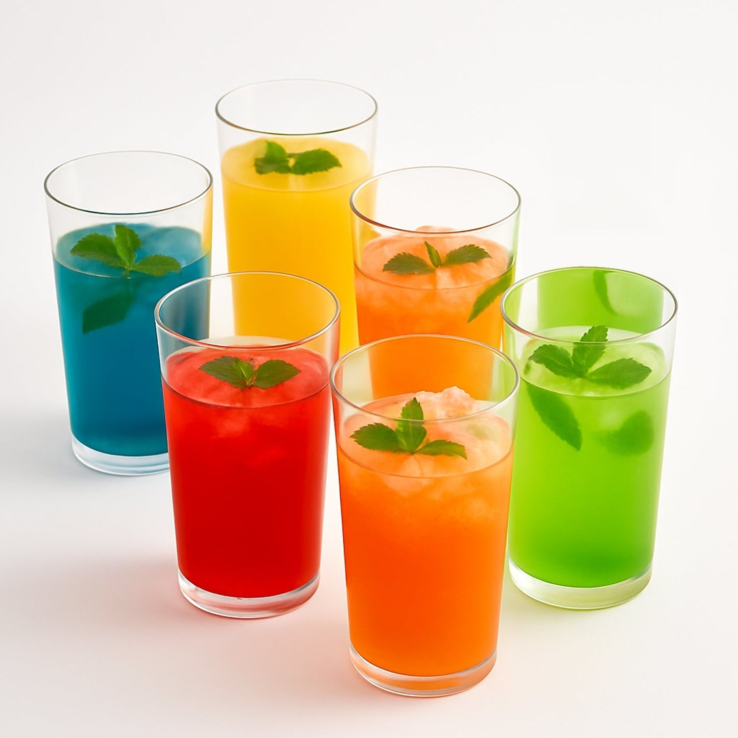 Round Clear Plastic Water Glass Juice Beer Wine Plastic Unbreakable Transparent Glass Set ( 300ml 6pc ) Your Brand