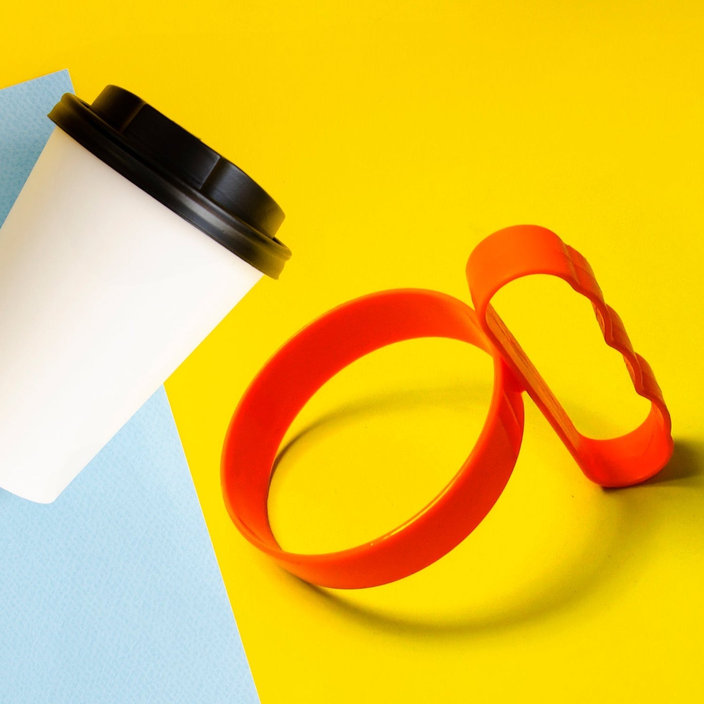 Anti-Slip Plastic Tumbler Handle – Lightweight Cupholder Grip (1 Pc) Your Brand