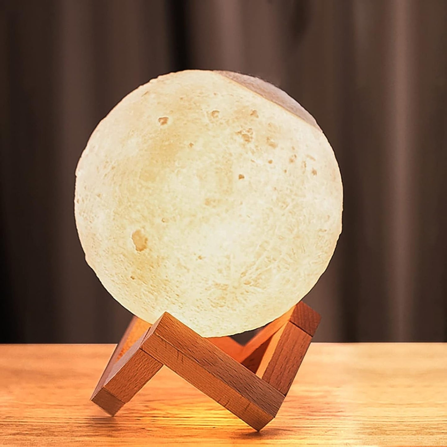 3D 2 in 1 LED Printed Moon Lamp & Aroma Diffuser (1 Pc) Your Brand
