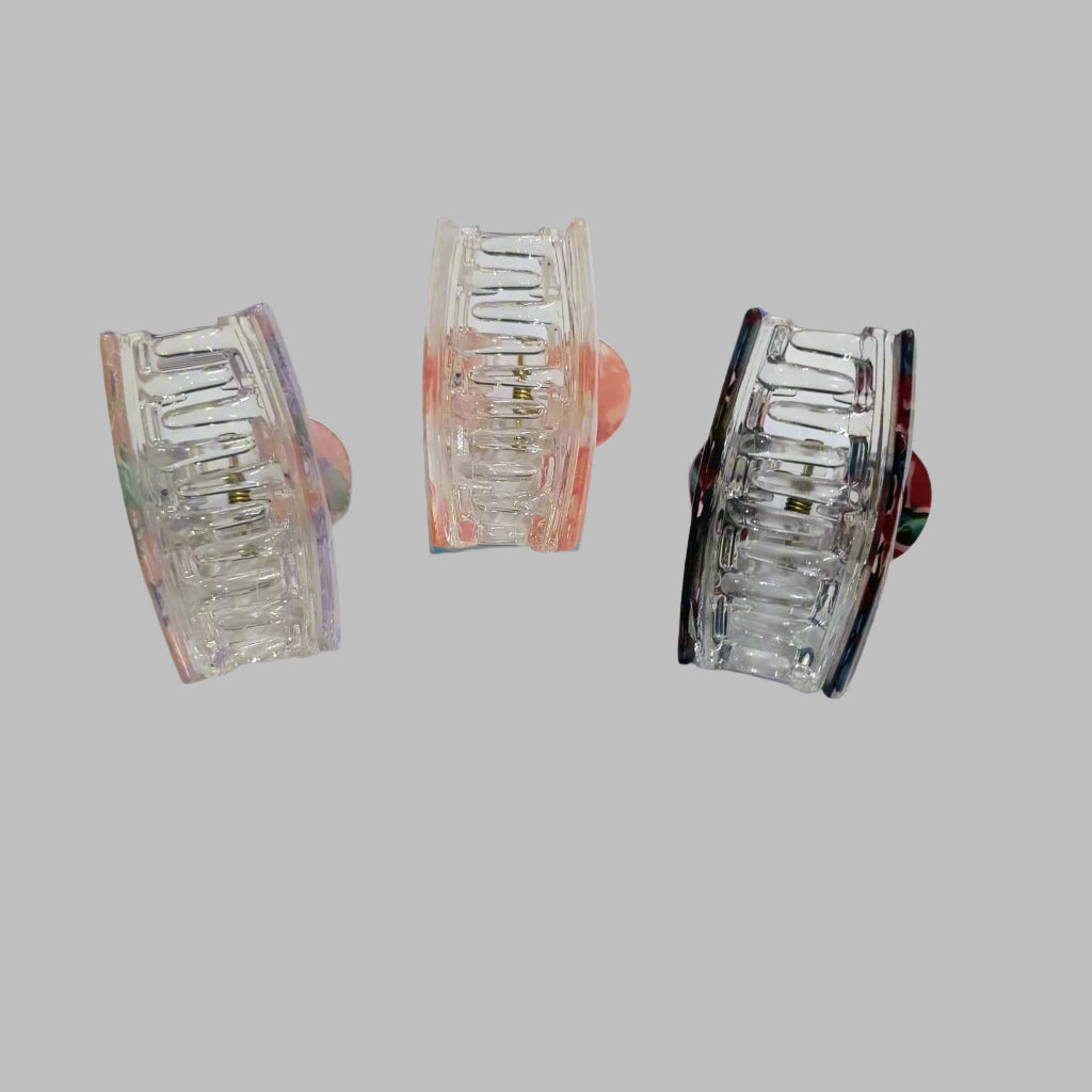 AM1294 Small Chromatic Claw Clip - Stylish & Durable Hair Accessory for Women, 1 pc