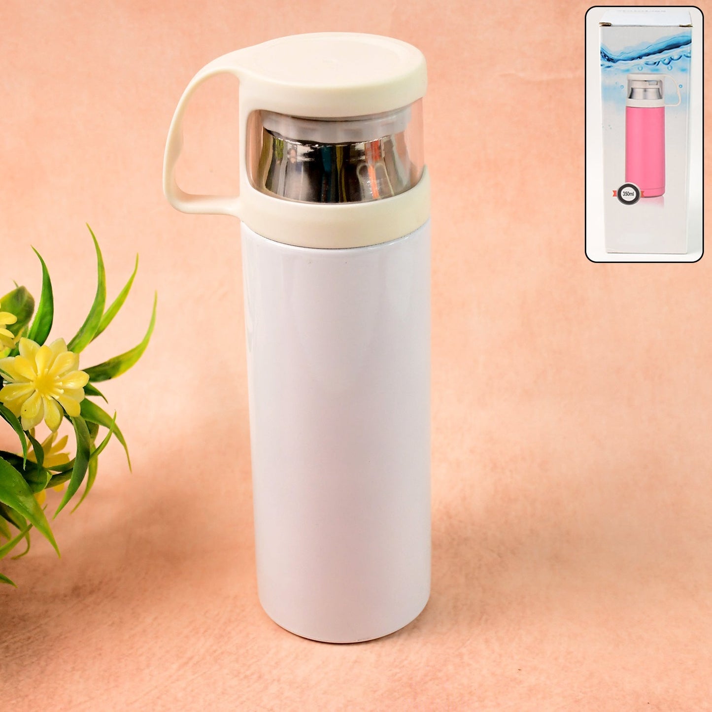 Stainless Steel Water Vacuum Bottle (350 ML) Your Brand