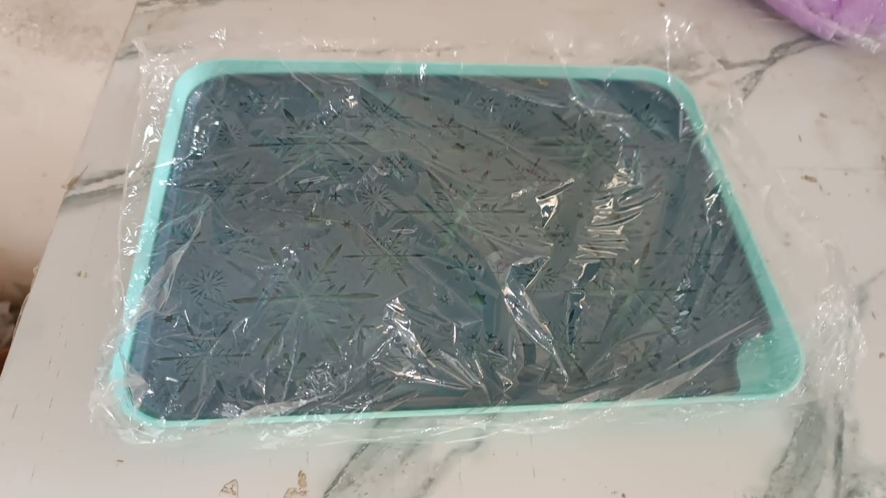 Multi-Purpose Snowflake Design Drain Tray for Kitchen Sink Your Brand
